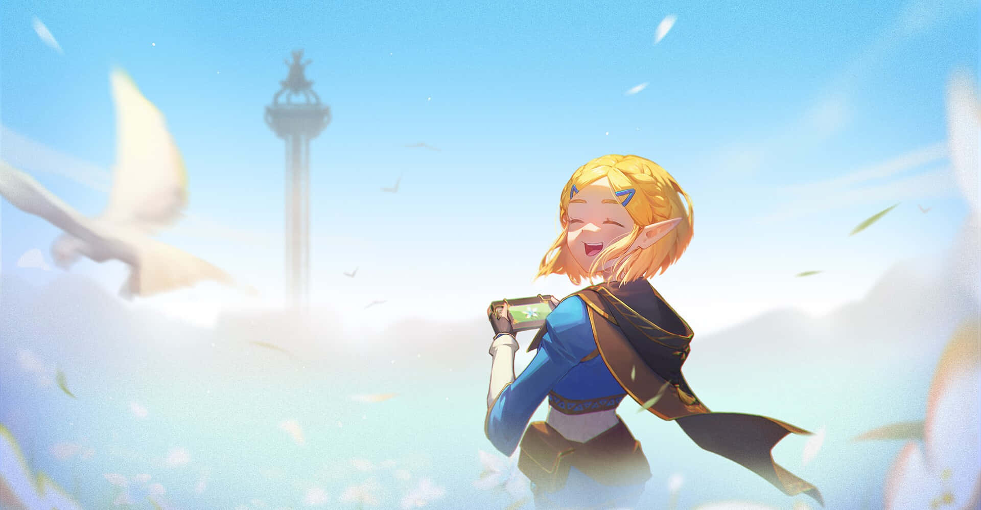 Explore the Kingdom of Hyrule in The Legend of Zelda: Tears of the Kingdom Wallpaper