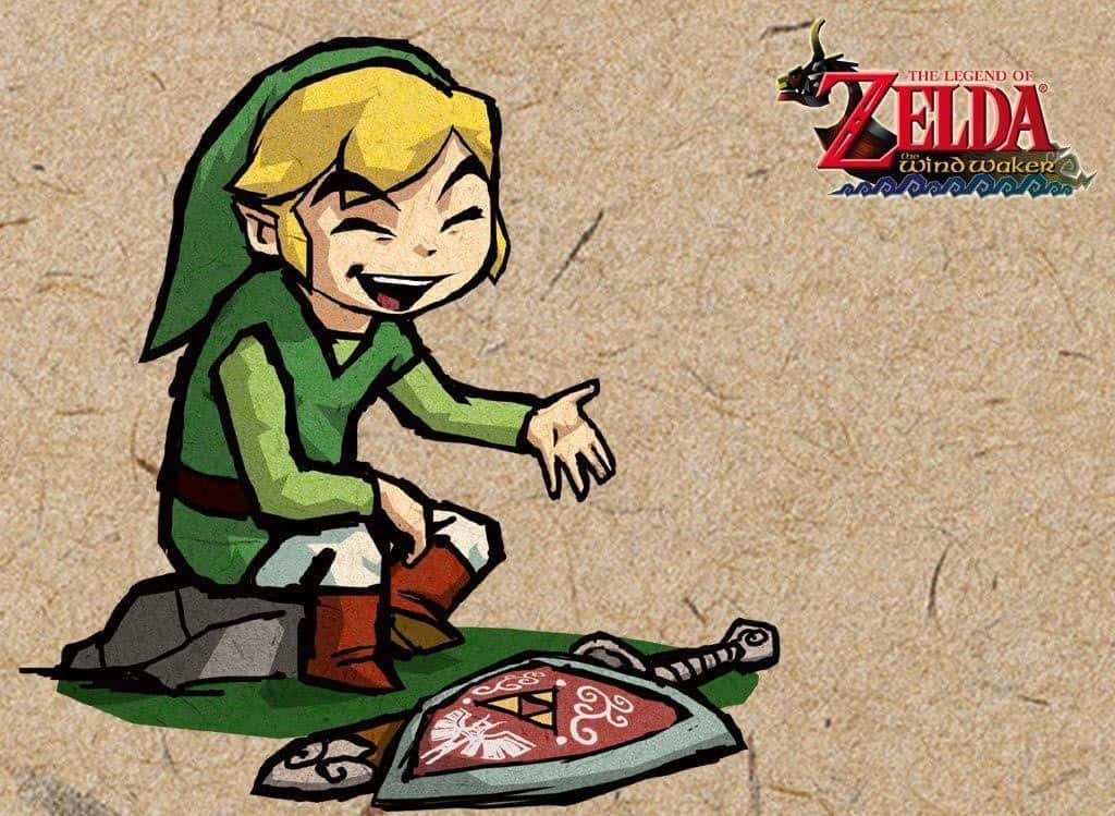 Laleyenda De Zelda: The Wind Waker - Una Aventura Heroica Te Espera Fondo de pantalla