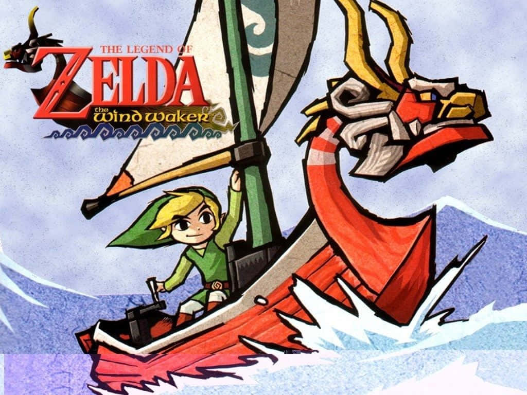 Laleyenda De Zelda: The Wind Waker: Aventura Heroica En Los Mares Abiertos. Fondo de pantalla