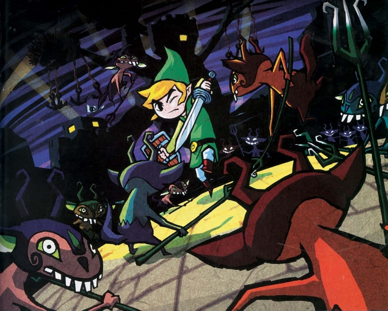 The Legend of Zelda: The Wind Waker Heroic Adventure Wallpaper