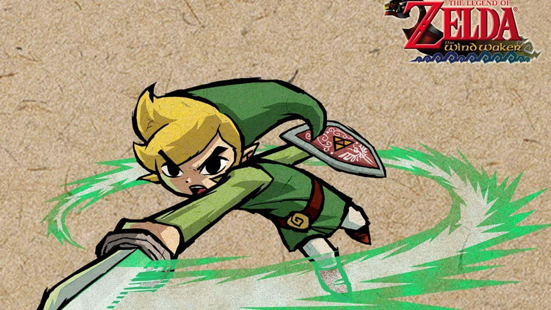 The Legend of Zelda: The Wind Waker Heroic Adventure Wallpaper
