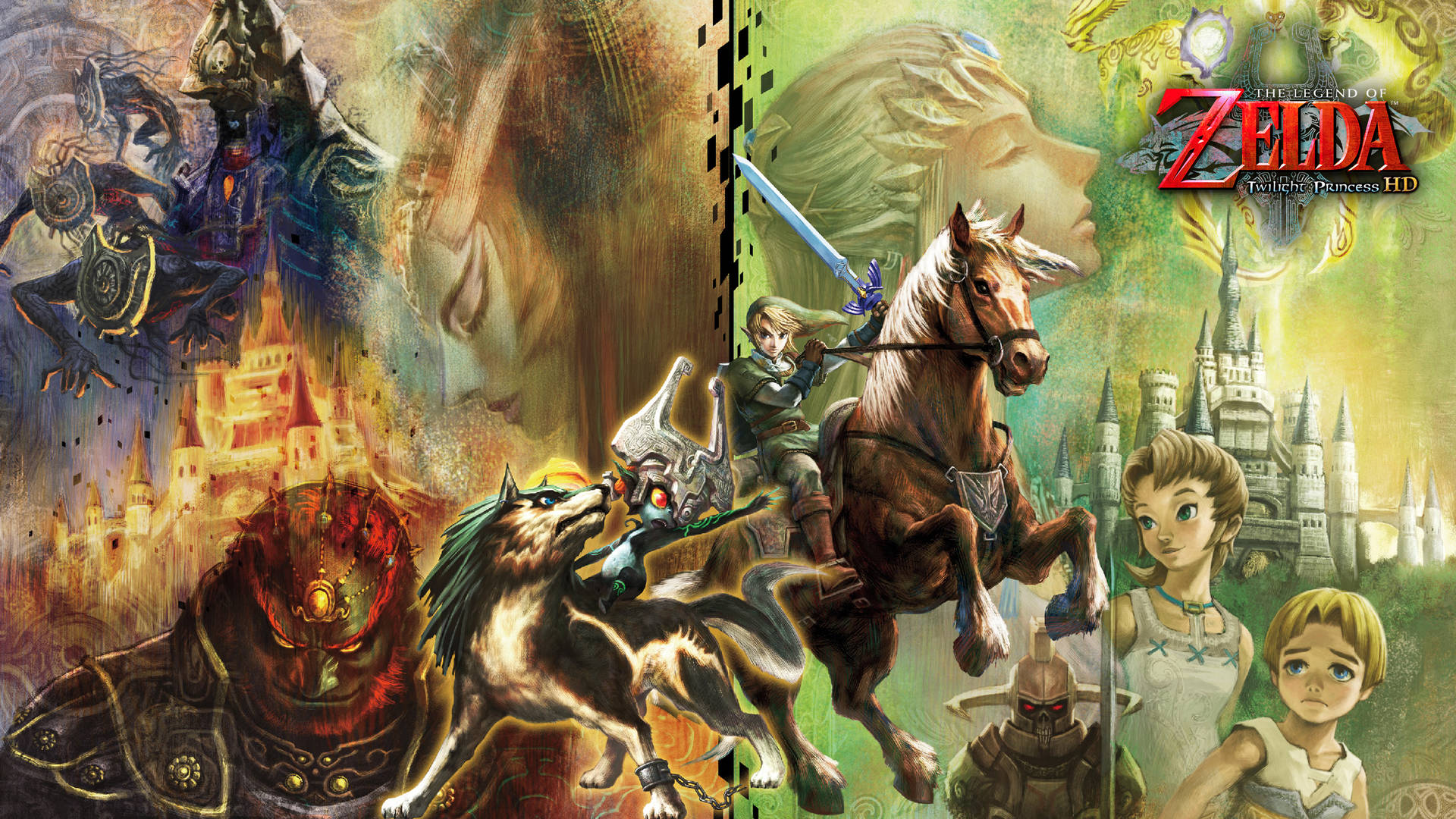 Explore the world of Hyrule in The Legend of Zelda: Twilight Princess. Wallpaper