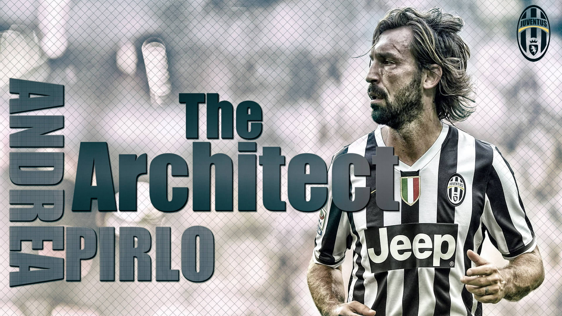 The Legendary Andrea Pirlo In Action On The Football Field Wallpaper