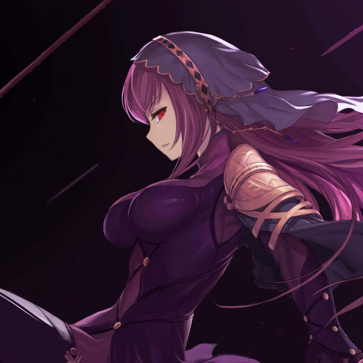 Den Legendariske Fierce Krigeren, Scathach Skadi Bakgrunnsbildet