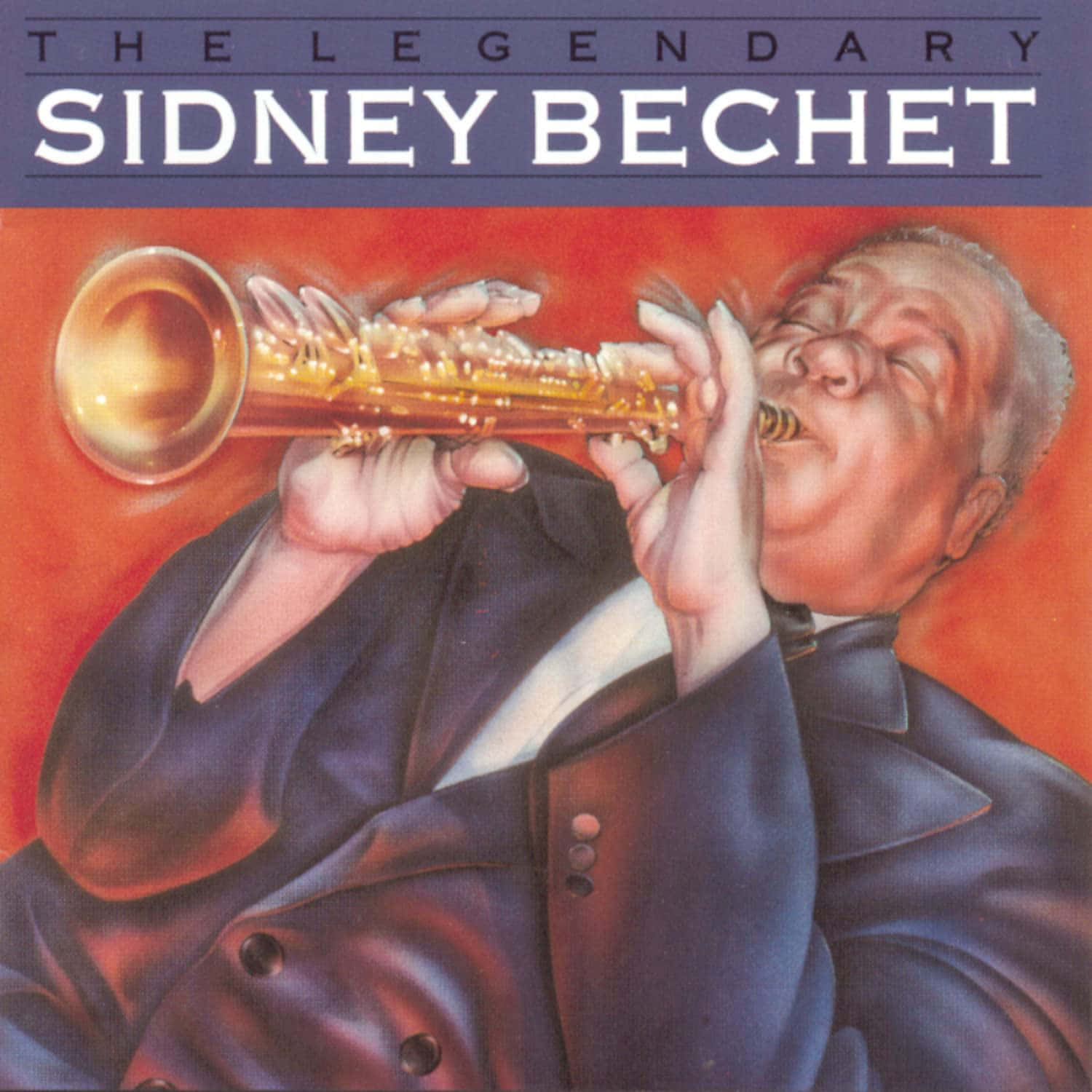 Det legendariske Sidney Bechet Album Cover Wallpaper