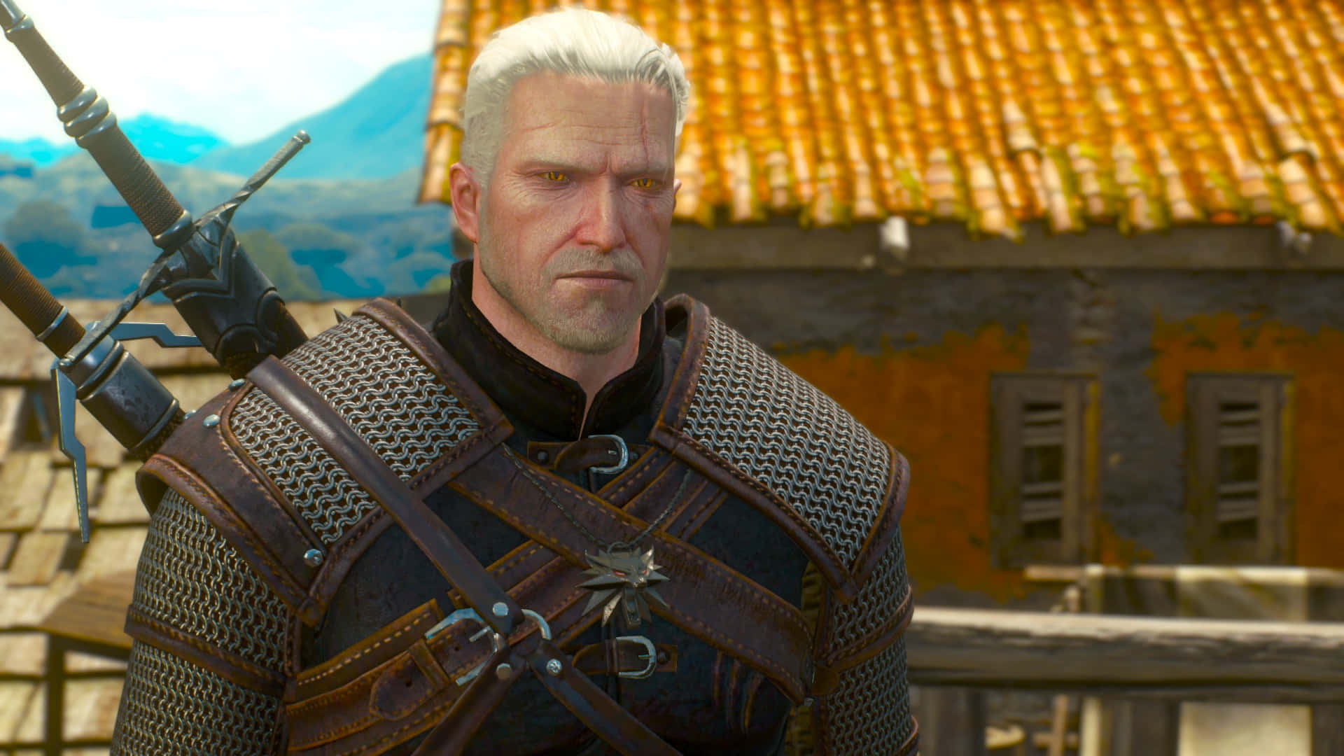 Download The Legendary Witcher, Geralt Of Rivia Wallpaper | Wallpapers.com