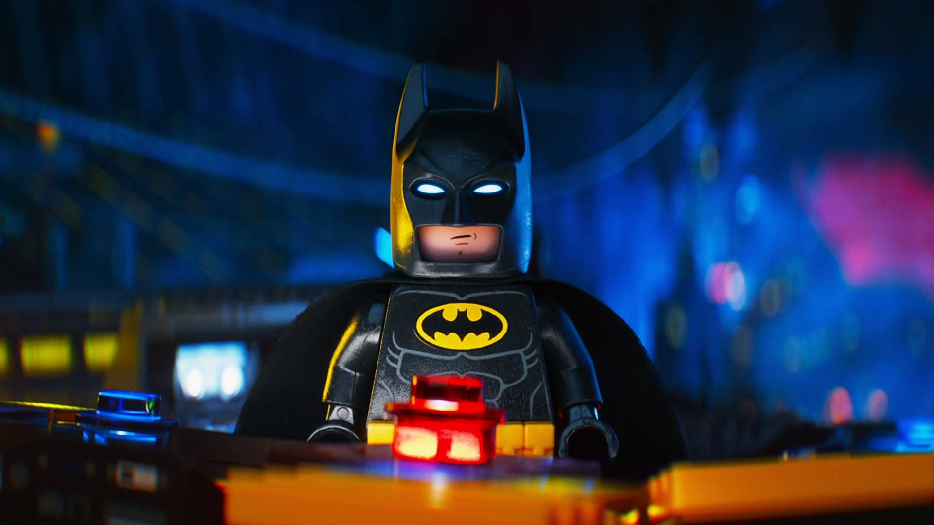 Den Lego Batman Movie 3D tapet. Wallpaper