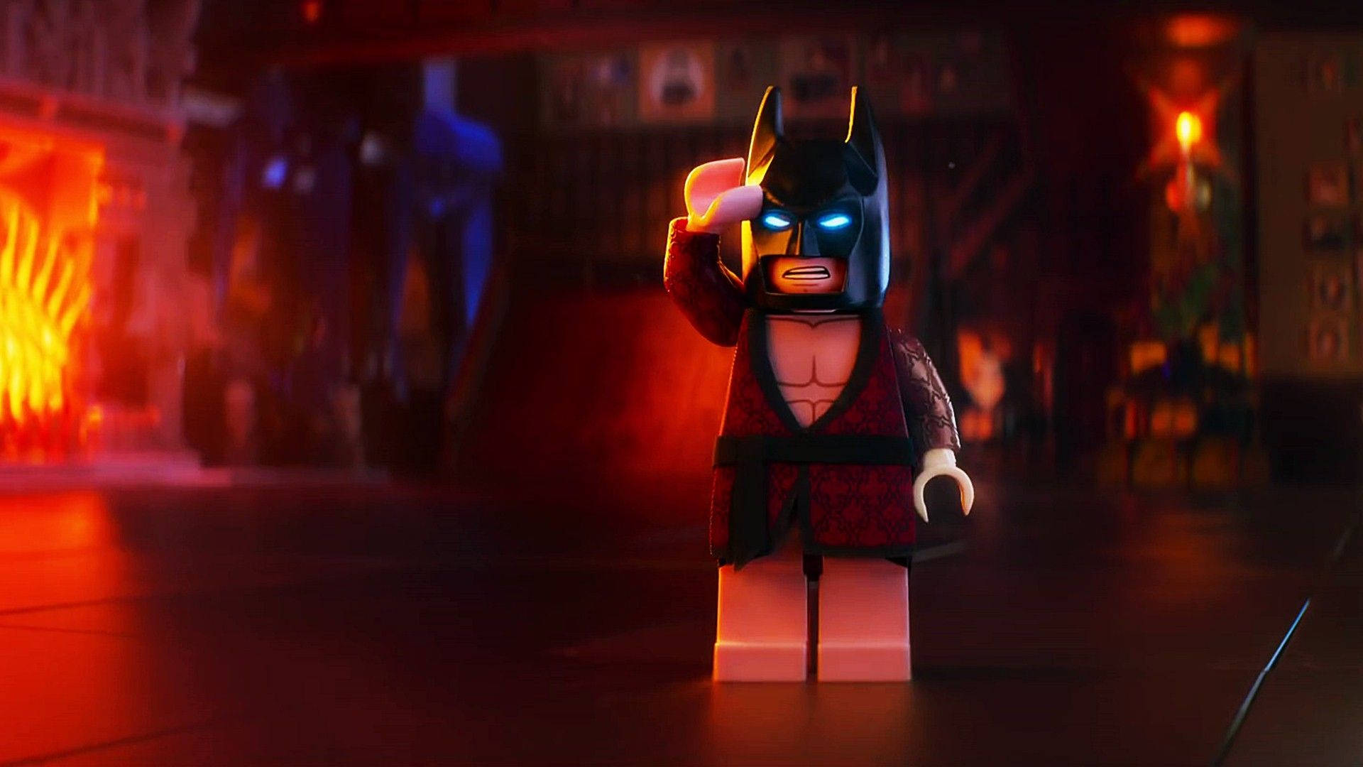 The Lego Batman Movie Bathrobe Wallpaper