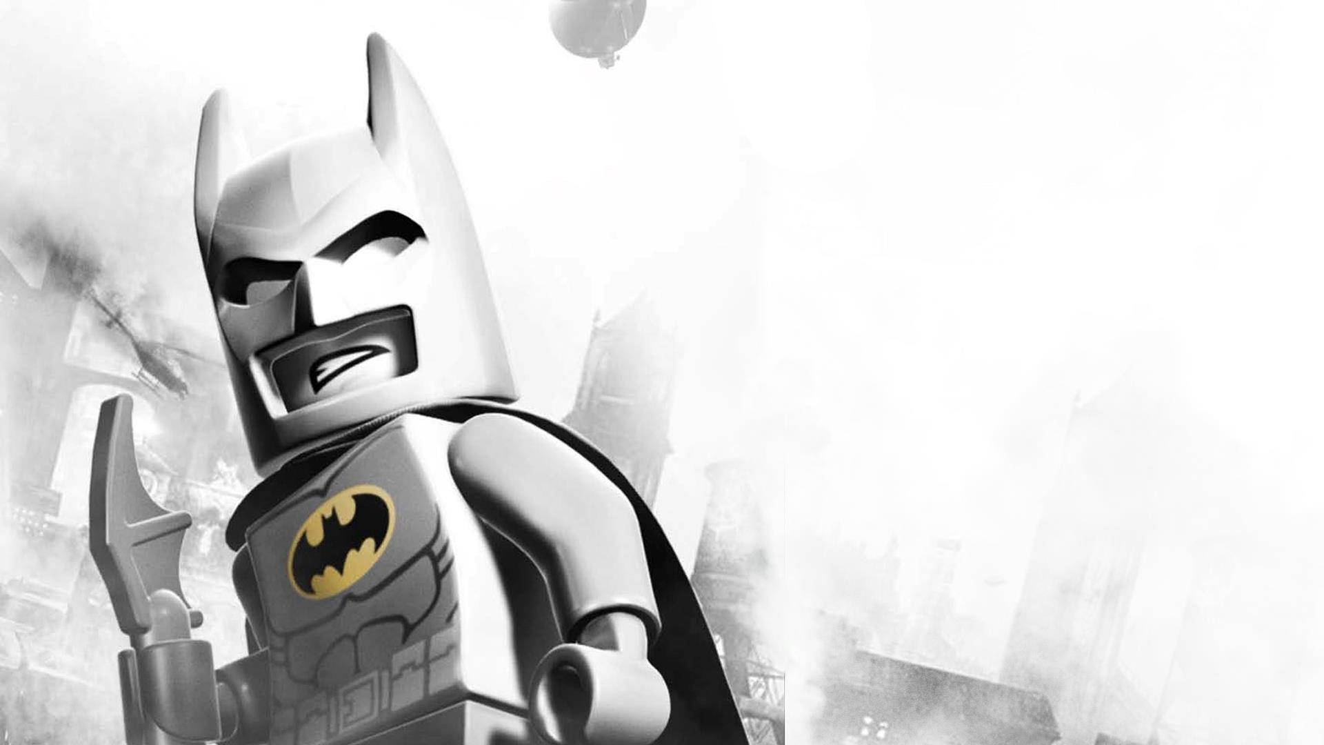 Lego Batman Movie Fighting Scene Tapet Wallpaper