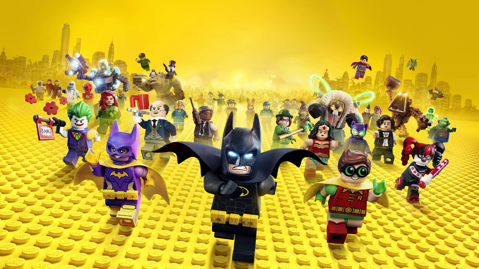 The Lego Batman Movie Minifigures Wallpaper