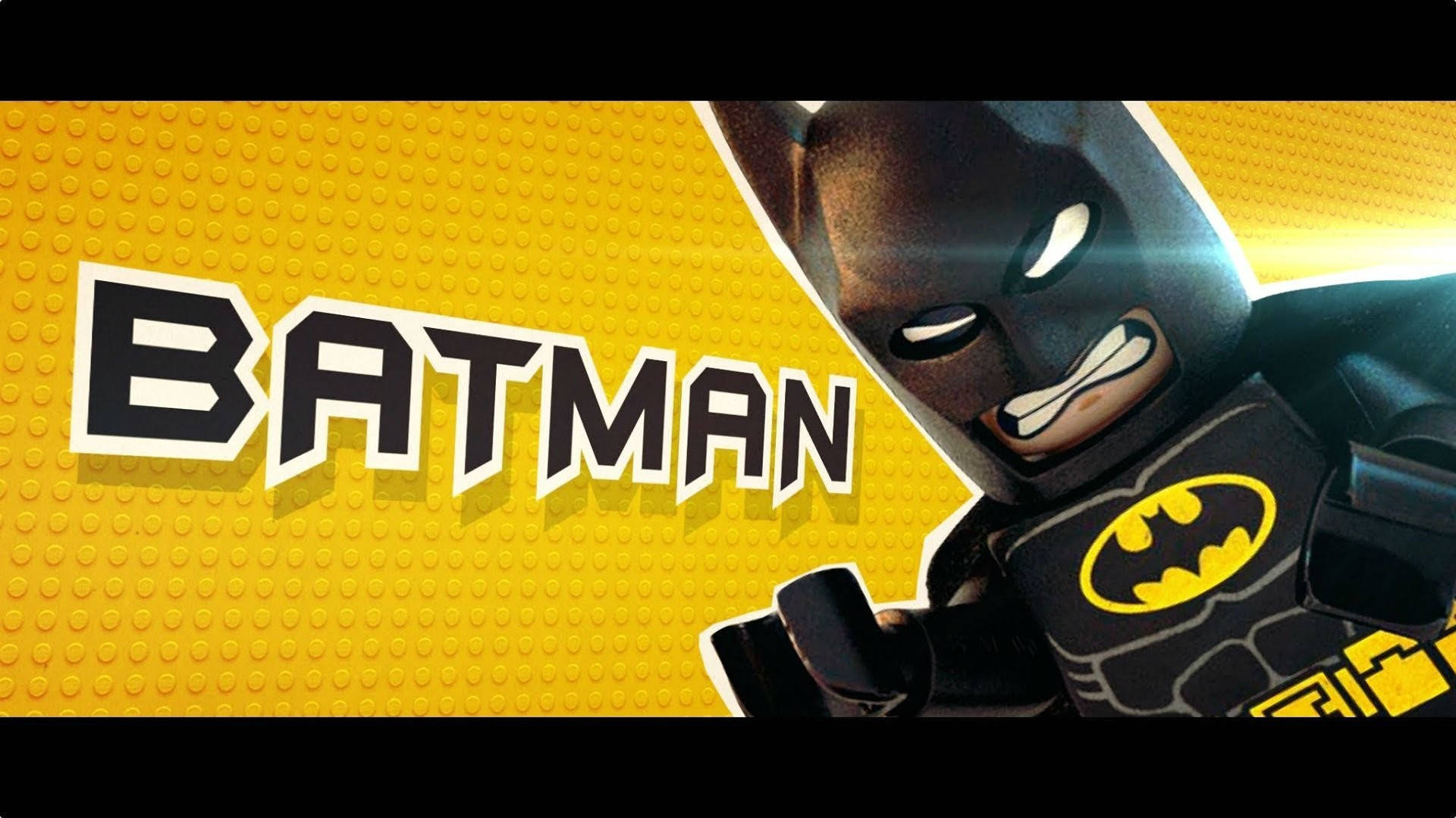 Den Lego Batman-filmens hovedperson med rasende ansigt Wallpaper