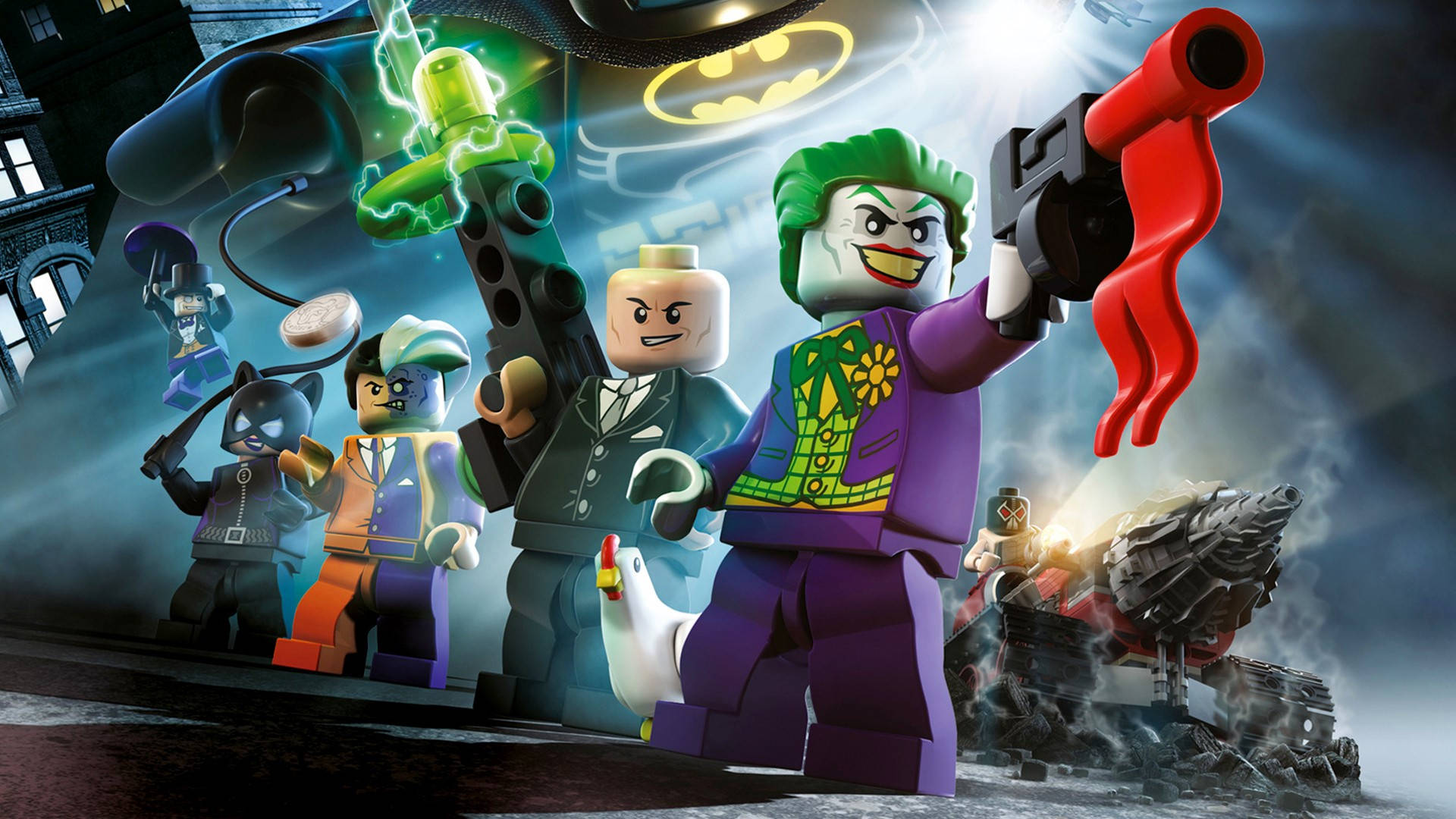 Dieschurken Aus Dem Lego Batman Film Wallpaper