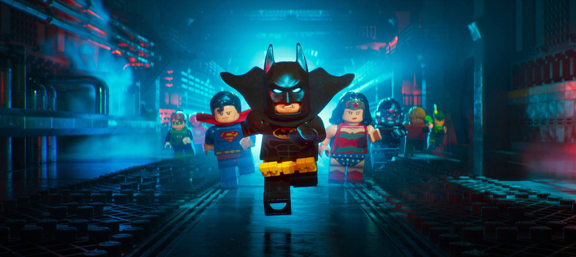 The Lego Batman Movie With Other Superheroes Background