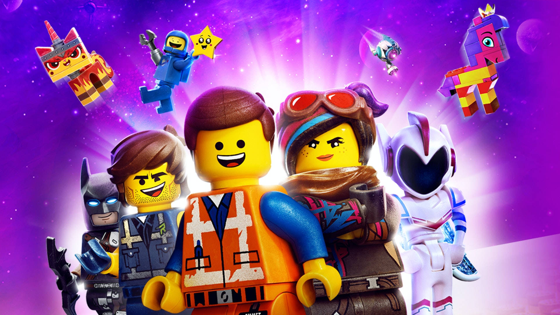 Lapelícula De Lego 2 En El Espacio. Fondo de pantalla