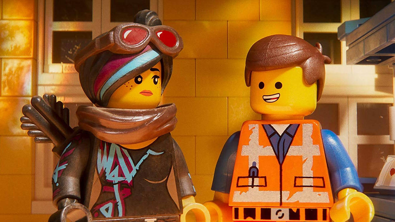 The Lego Movie Emmet And Wyldstyle Wallpaper