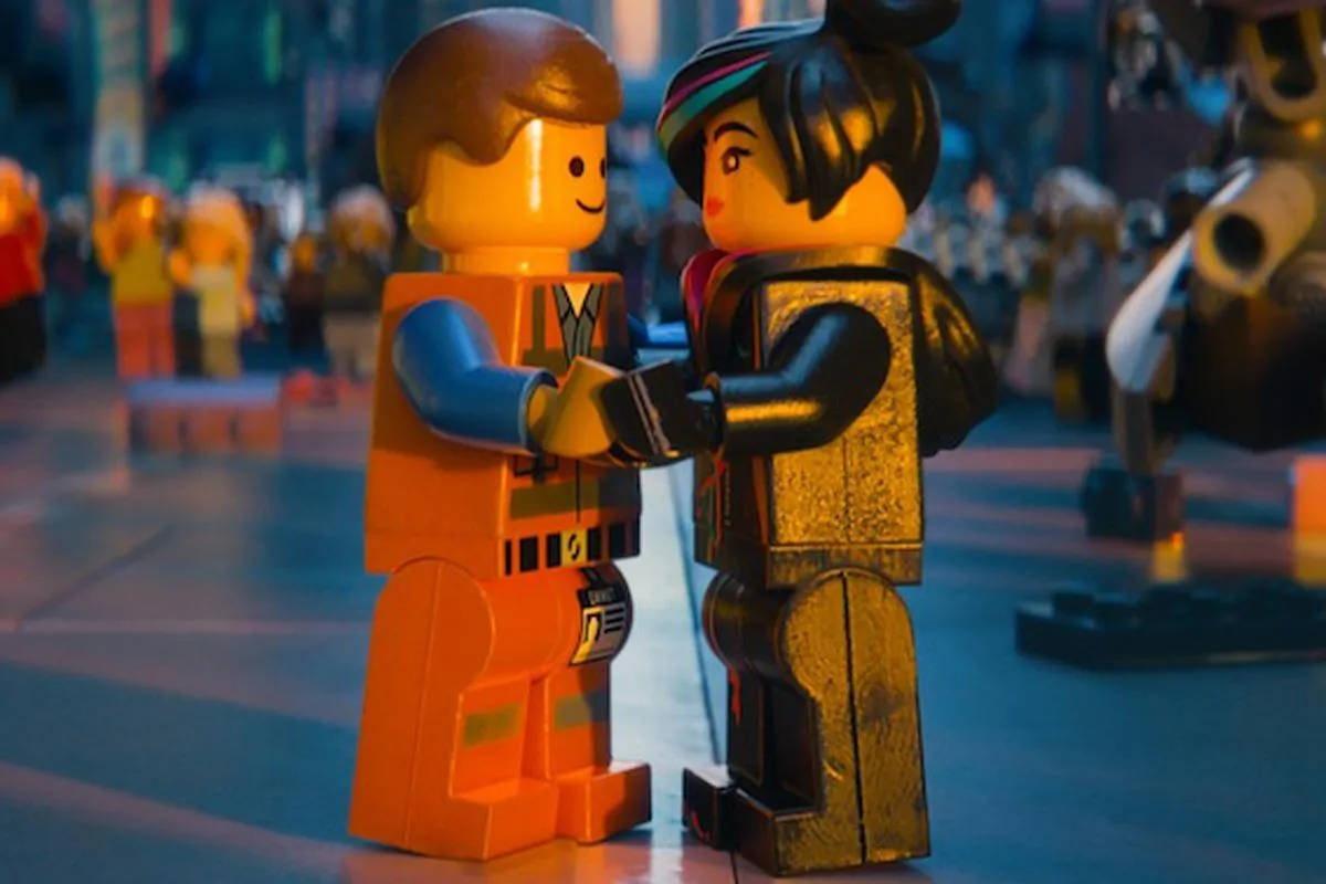 Den Lego-film elskende hovedpersoner tapet vil fylde din enhed med glade smil. Wallpaper