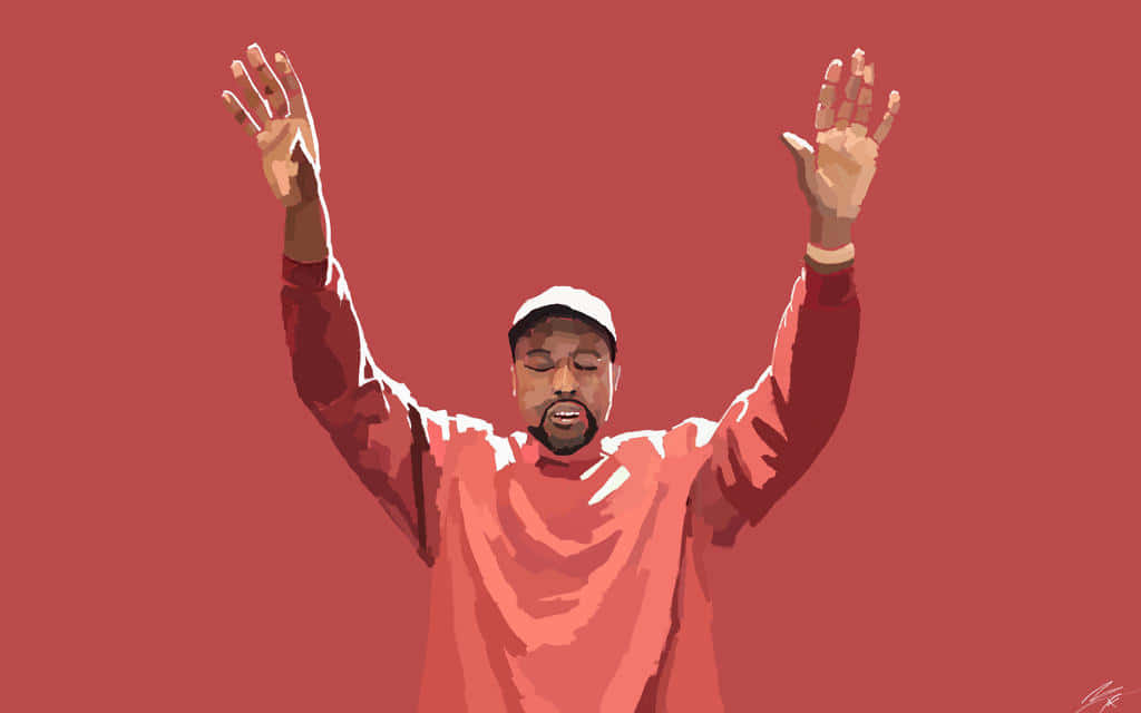 Bliven Del Af The Life Of Pablo Sammen Med Kanye West. Wallpaper