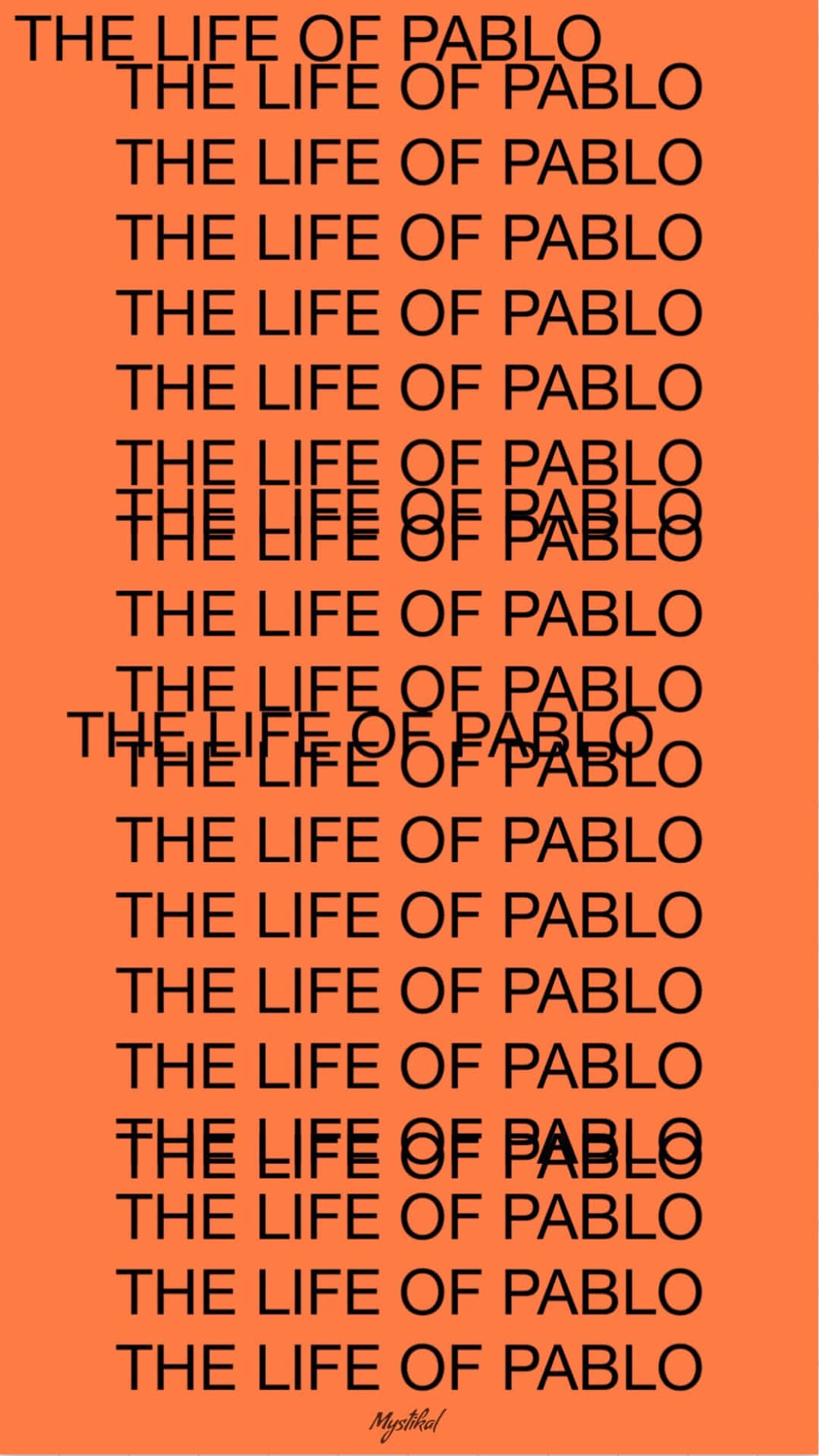 A glimpse into the 'The Life of Pablo' Wallpaper