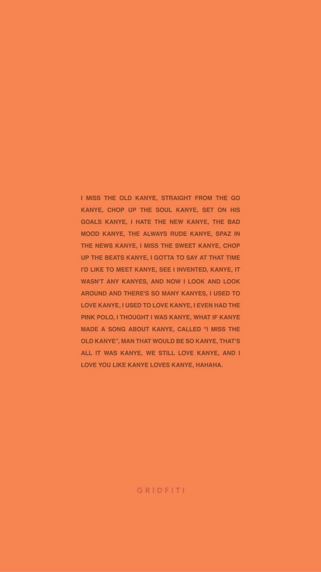 Kanye Wests album cover for The Life of Pablo is really really really  wordy