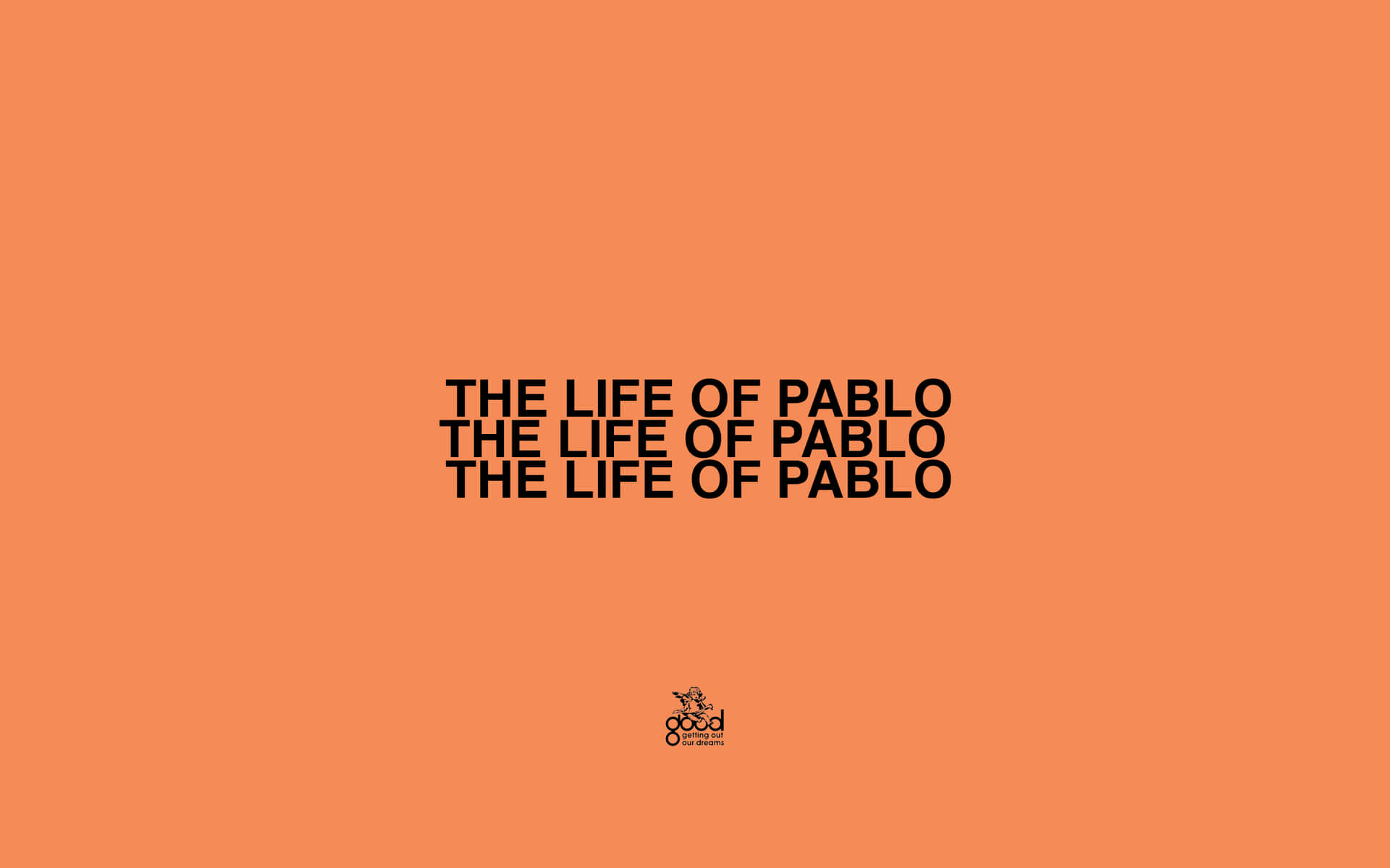Kanyewests Djärva Visuella Framställning Av 'the Life Of Pablo' Wallpaper