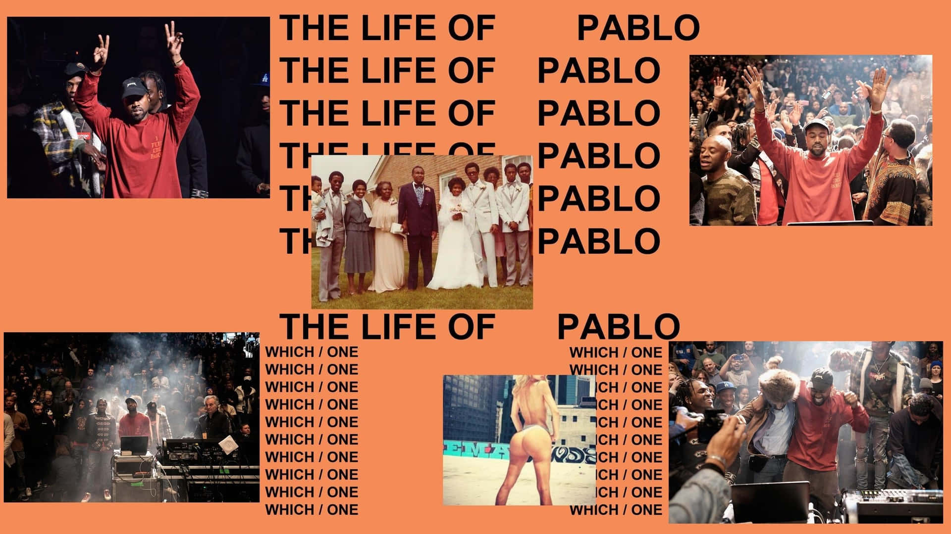 The Life of Pablo Cover Artwork Wallpaper