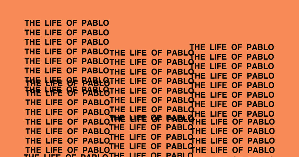 Kanyewest Nel Suo Elemento | The Life Of Pablo Sfondo