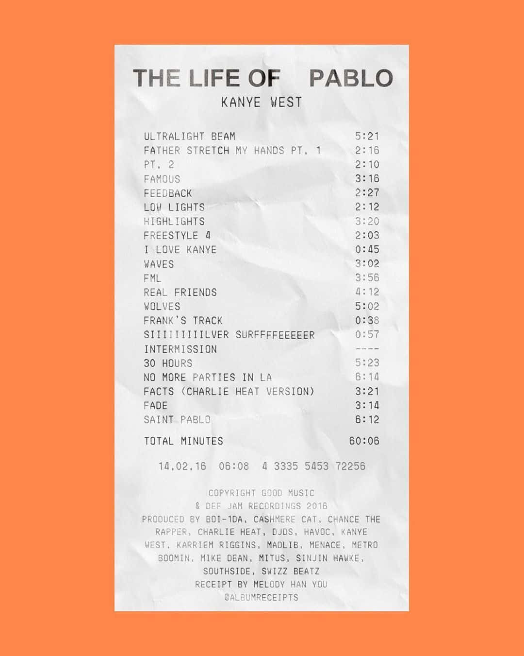Kanye West til premiere af hans album, The Life Of Pablo Wallpaper