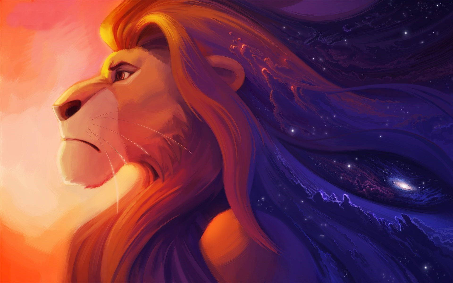 The Lion King Illustration Wallpaper