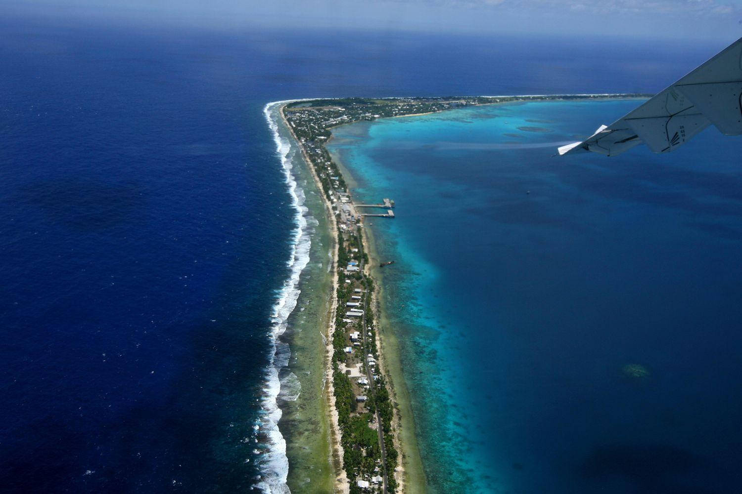 Ailha Pequena De Tuvalu. Papel de Parede