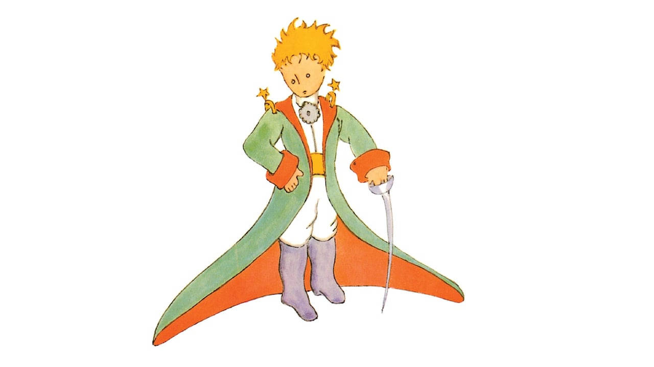 The Little Prince Against White Background Wallpaper