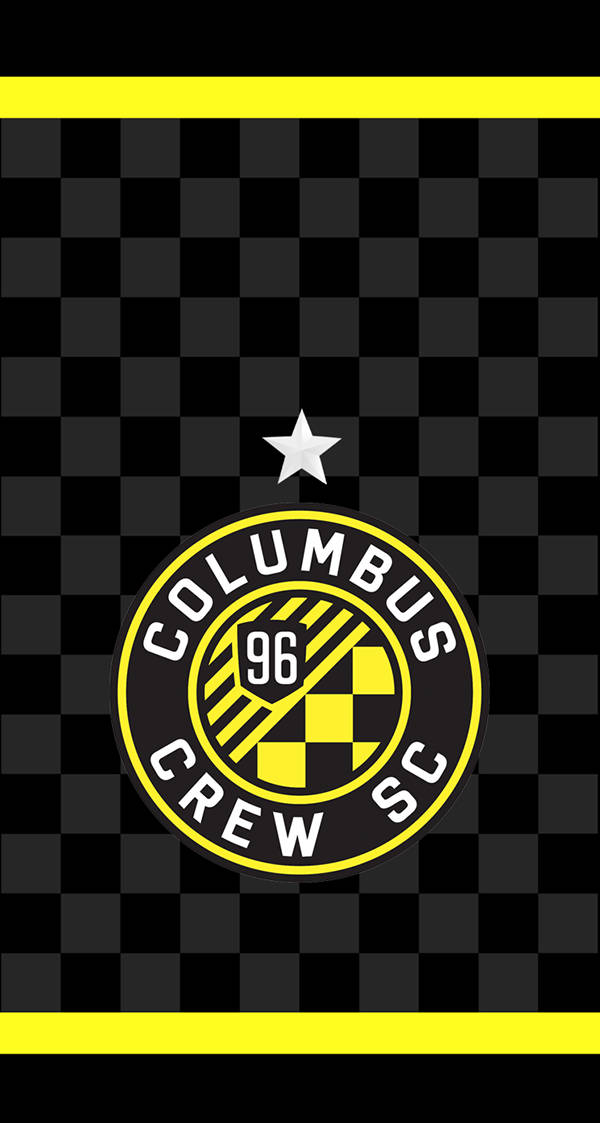 The Logo Of Columbus Crew With A Star Above Wallpaper