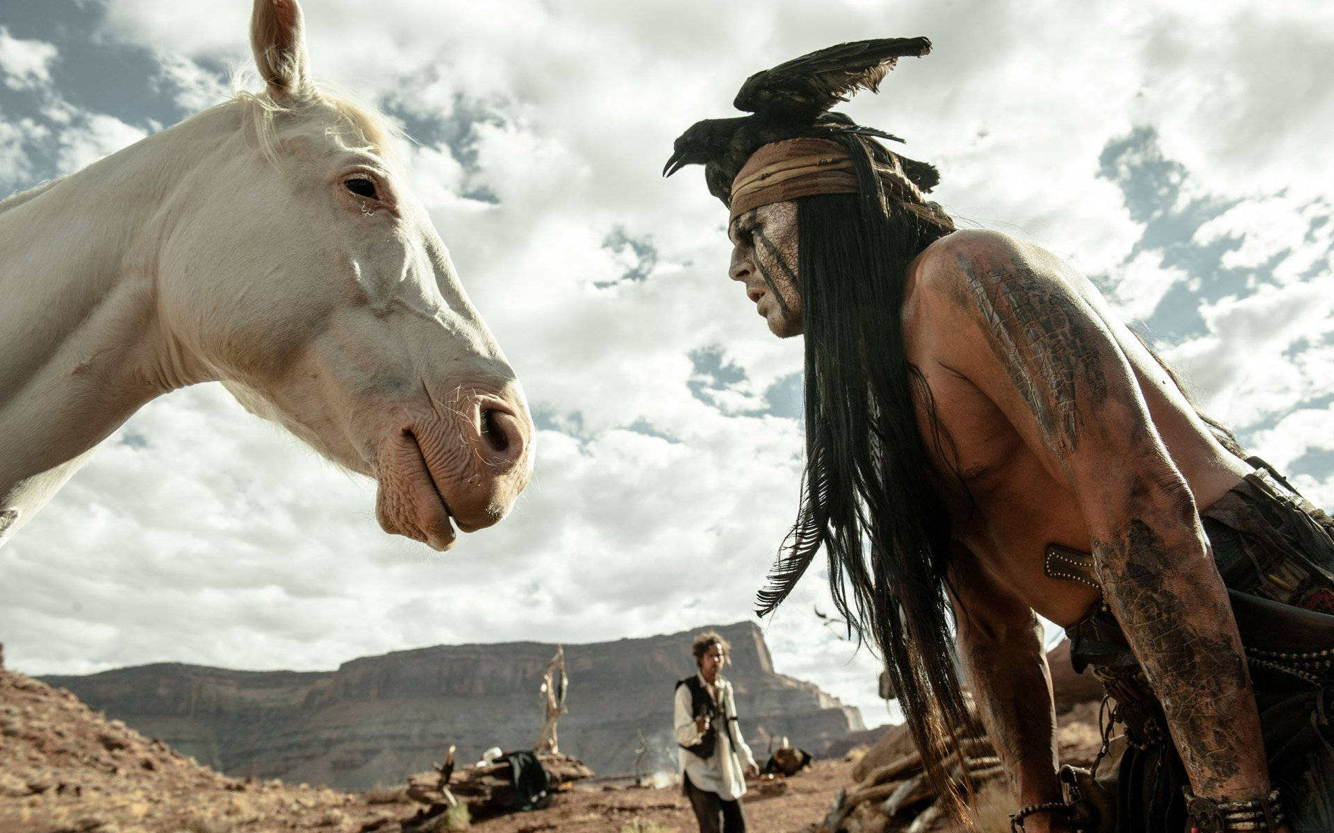 The Lone Ranger Tonto And Horse Wallpaper