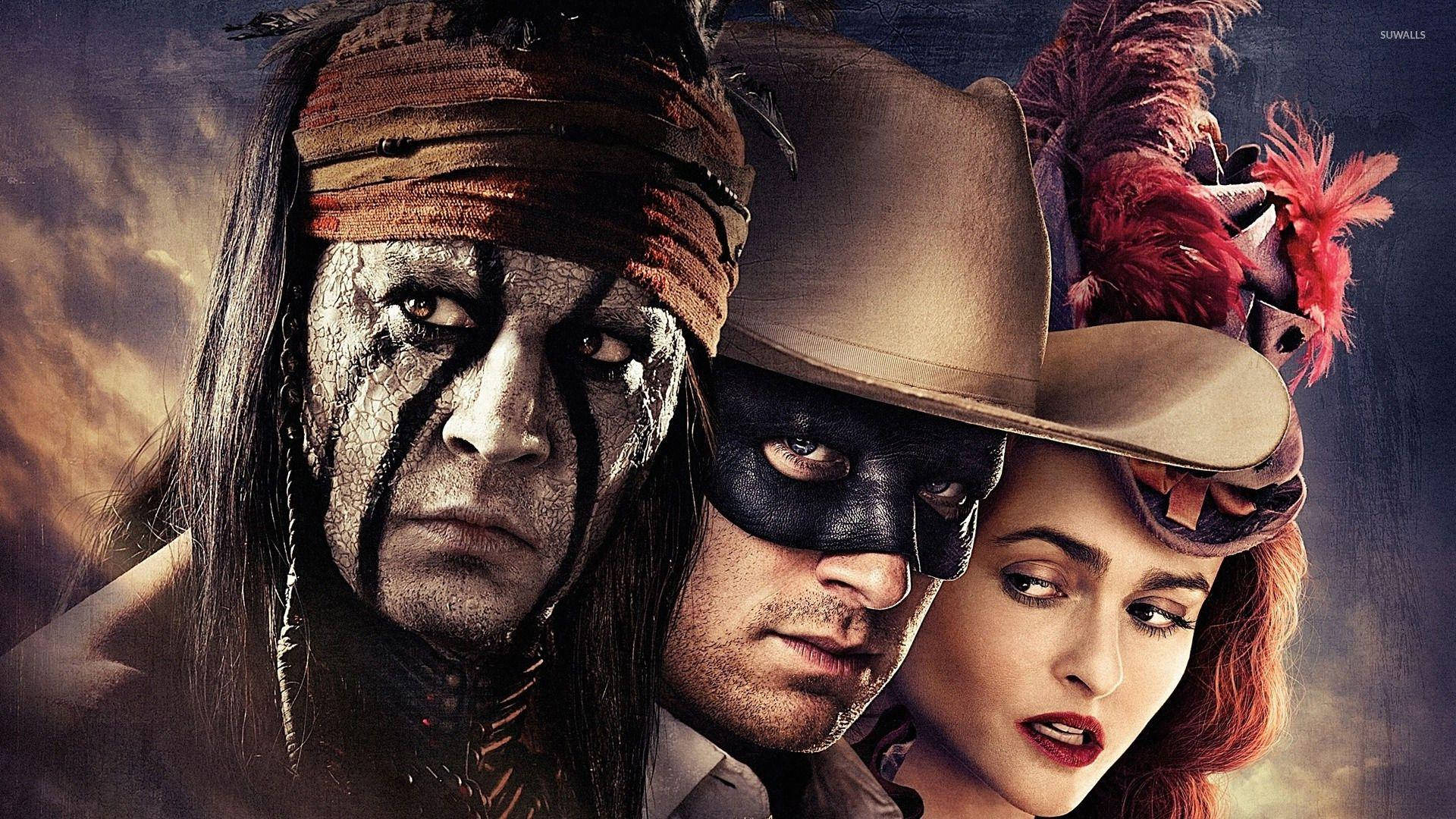 The Lone Ranger With Tonto And Red Wallpaper