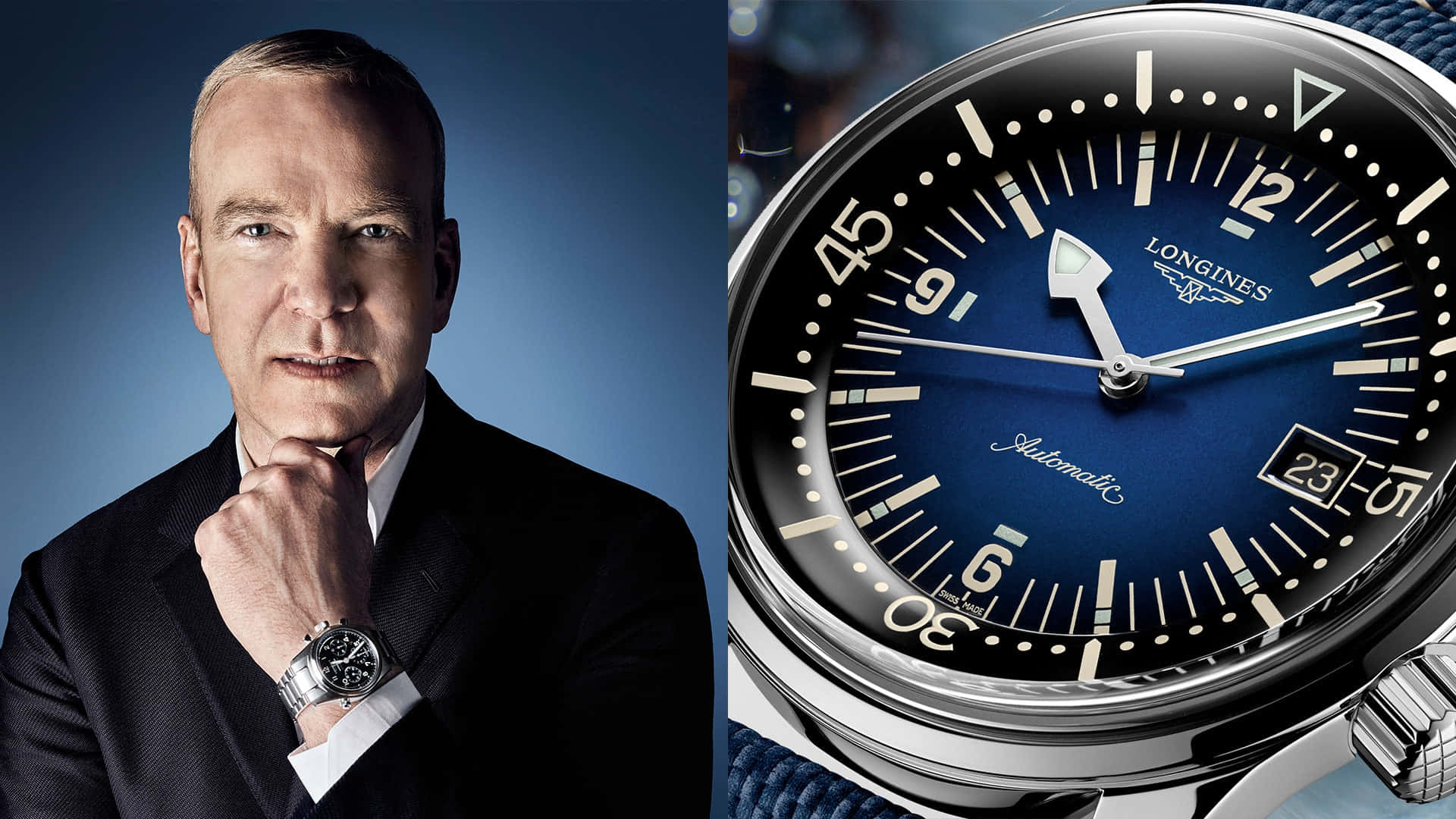 The Longines Ceo And Legend Diver Watch Background