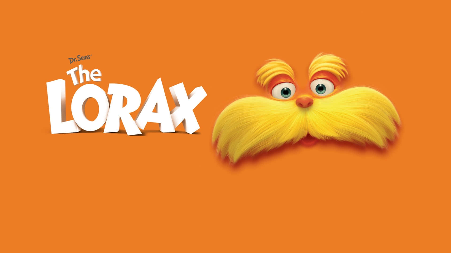 The Lorax Movie Titleand Character Wallpaper