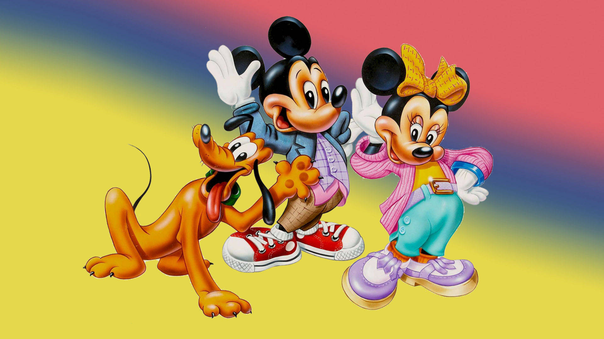 The Loyal And Lovable Pup Pluto From Disney Wallpaper