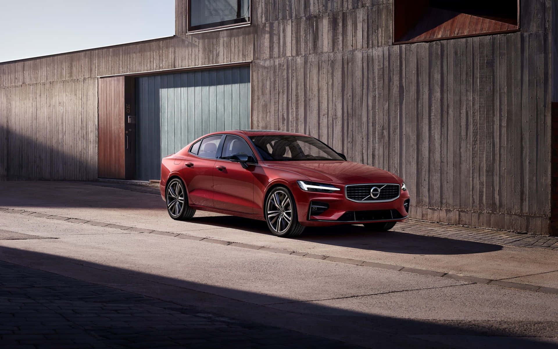 The Luxurious Volvo S60 In Red Wallpaper