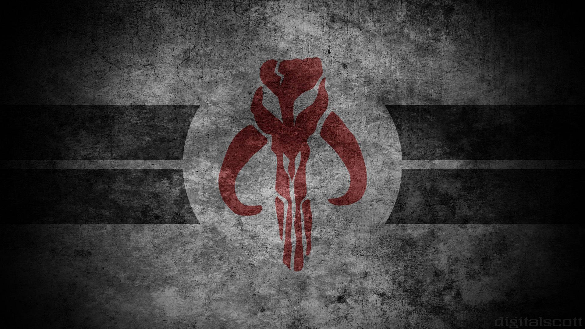 The Madalorian Dark Symbol Background