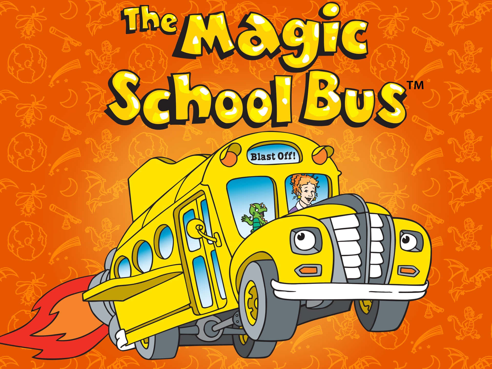 Den Magiske Skolebus Plakat Wallpaper