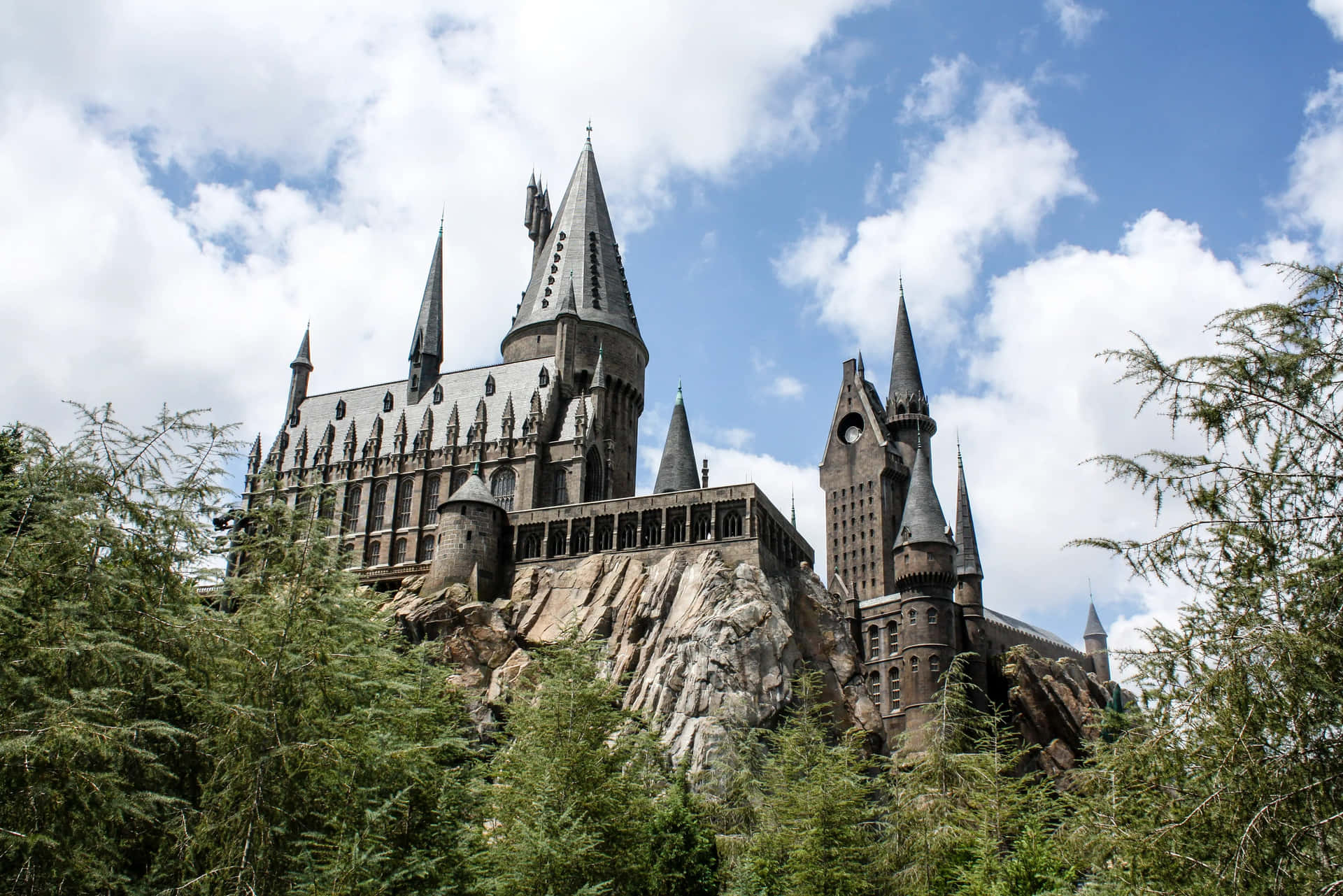 The Magical World Of Hogwarts Castle At Twilight