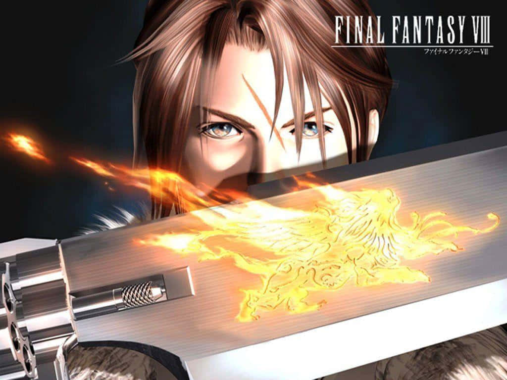 The Main Characters Of Final Fantasy Viii In An Iconic Pose. Wallpaper