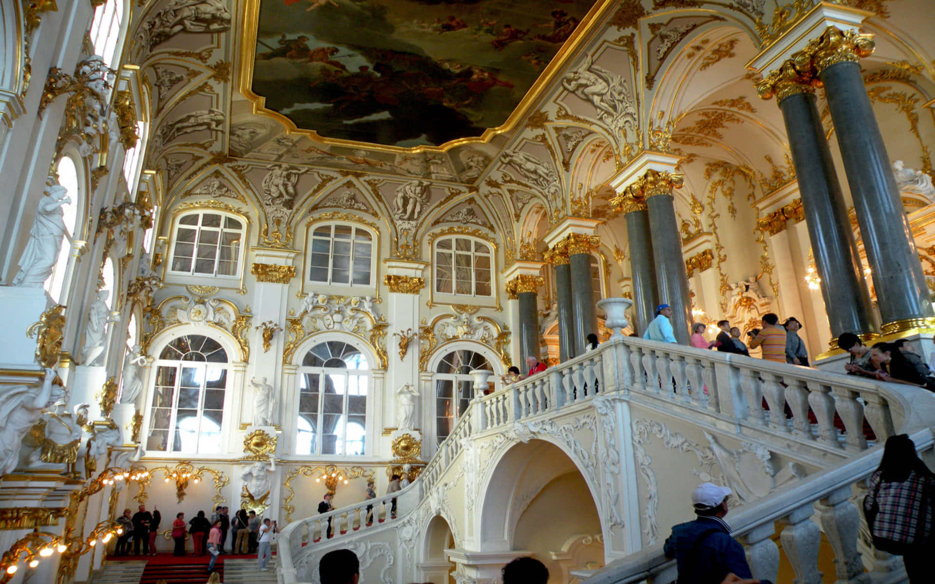 The Majestic Winter Palace Hermitage Picture