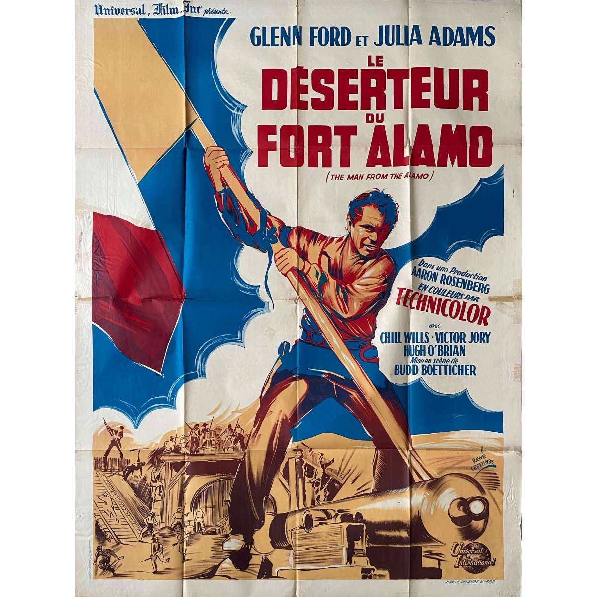 The Man From The Alamo 1953 Poster Art Wallpaper
