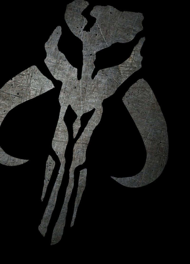 Mythosaur Symbol The Mandalorian iPhone Wallpaper