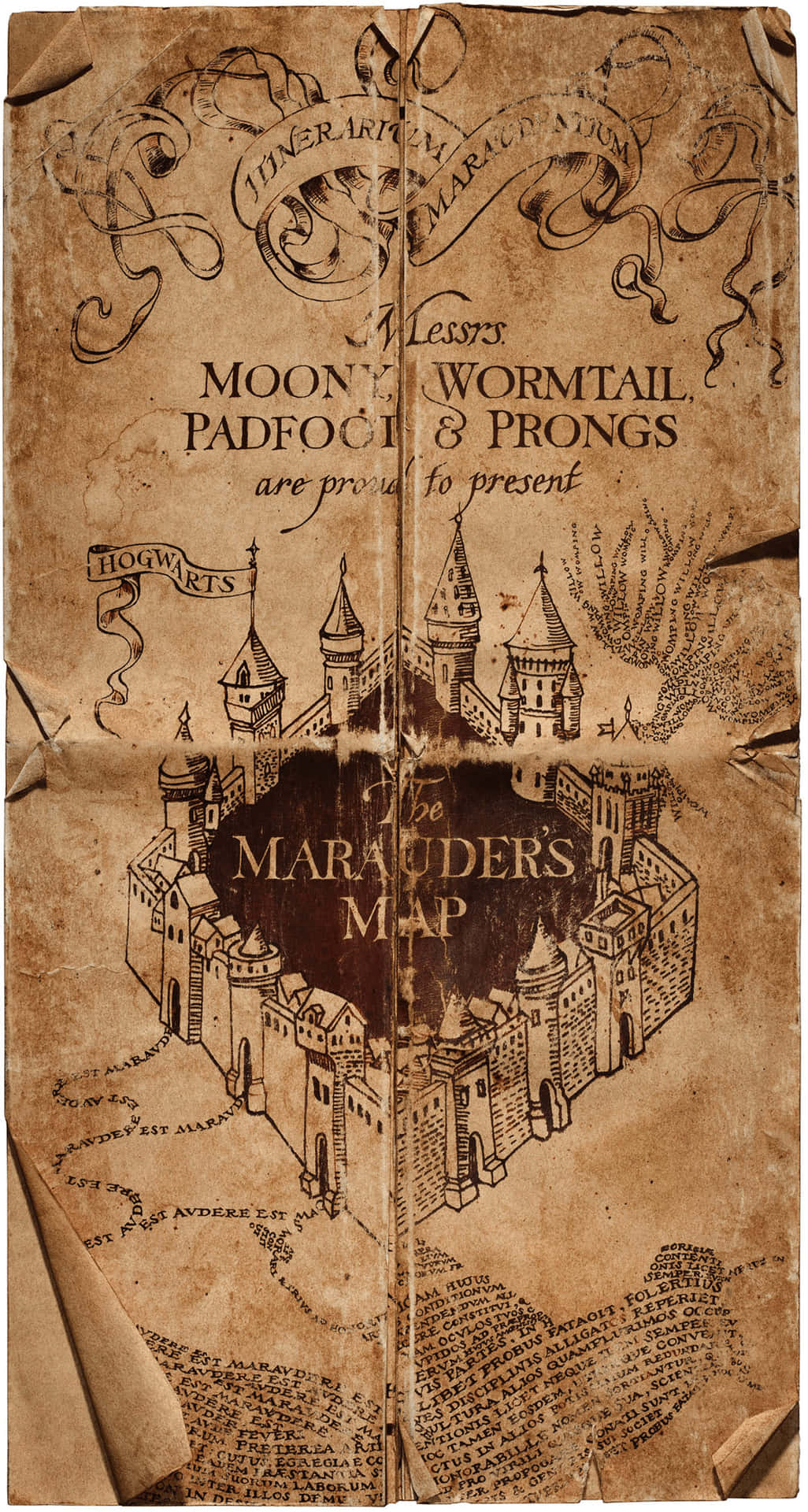 Follow The Marauder's Map to Your Next Adventure Wallpaper
