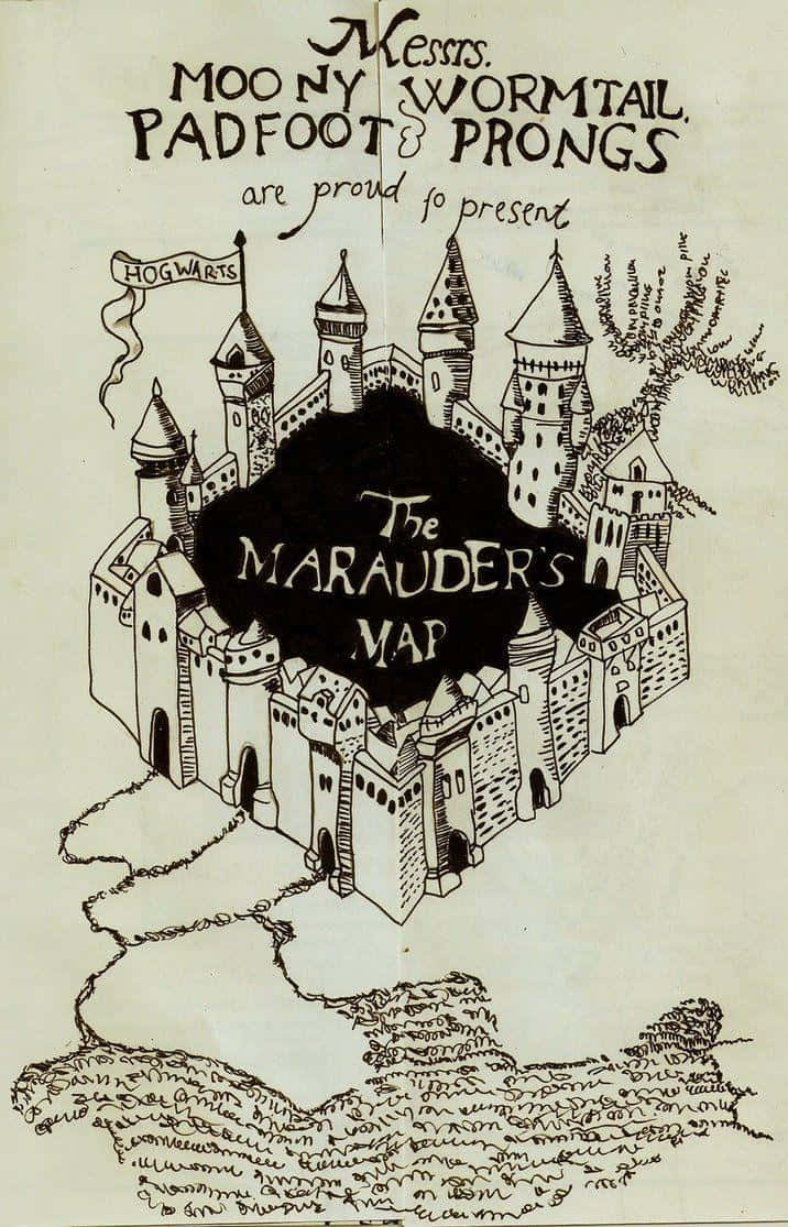 Uncover the Secrets of The Marauder's Map Wallpaper