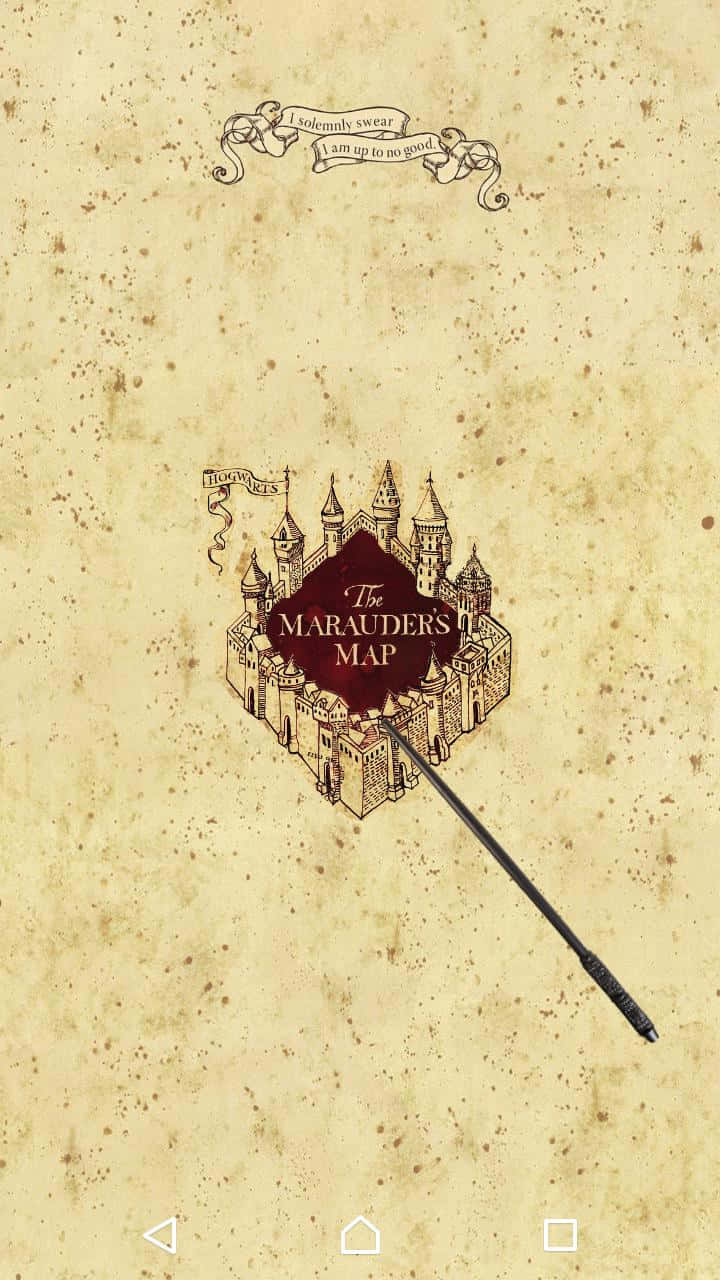 Step into the magical world of the Marauder's Map Wallpaper