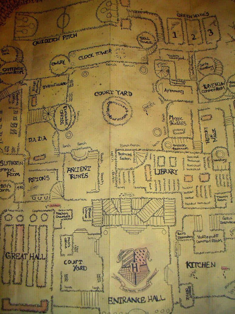 Follow the Map of Mischief Wherever You May. Wallpaper