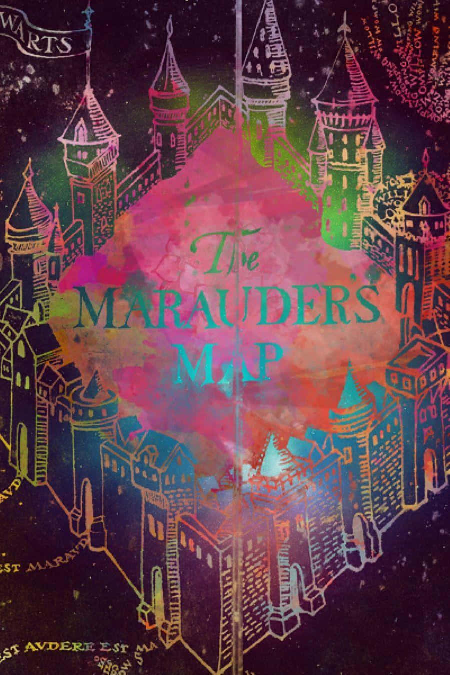 "Explore the magical corridors of Hogwarts with The Marauder's Map!" Wallpaper