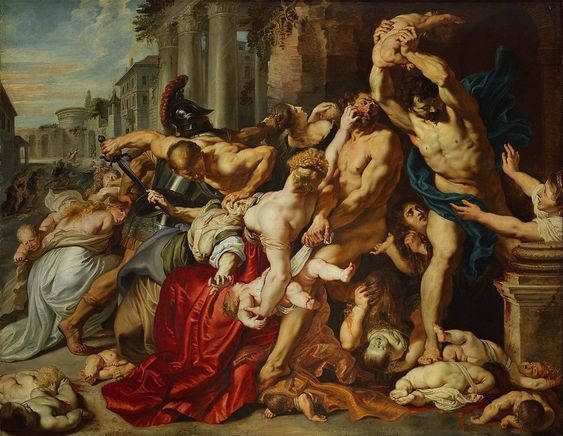 The Massacre Of The Innocents Famous Painting Background